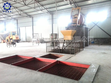 復混肥生產現場