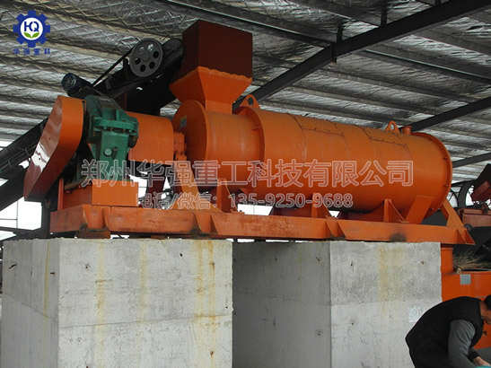 小型有機肥生產線現場