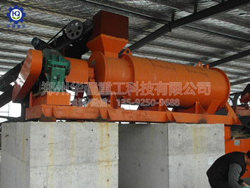 小型有機肥生產(chǎn)線現(xiàn)場