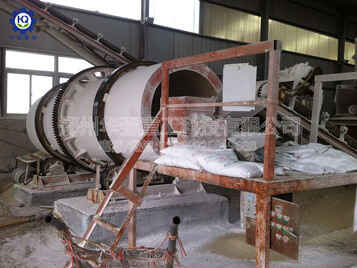 轉鼓造粒機肥料生產線現場