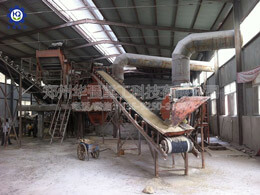 轉鼓造粒機肥料生產線現場