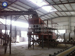 轉鼓造粒機肥料生產線現場